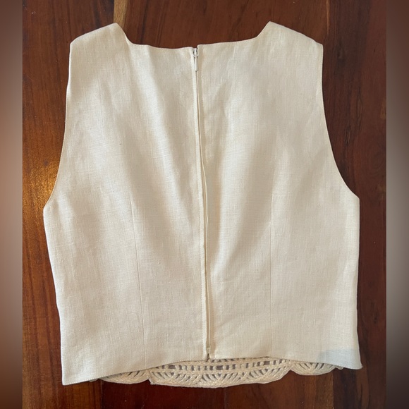 VALENTINO
EMBROIDERED OVERLAY SHELL TOP - Picture 3 of 13